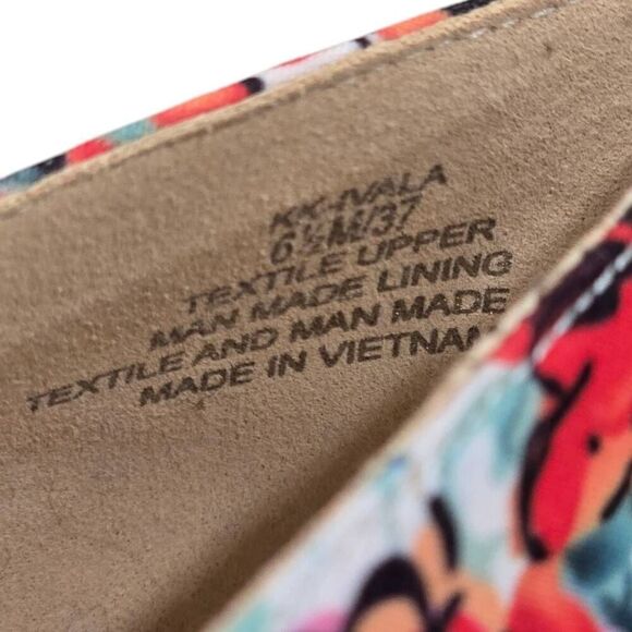 Kelly & Katie Ivala Espadrille Wedge Sandals Women's 6.5M Floral Knot Preppy - Picture 6 of 7